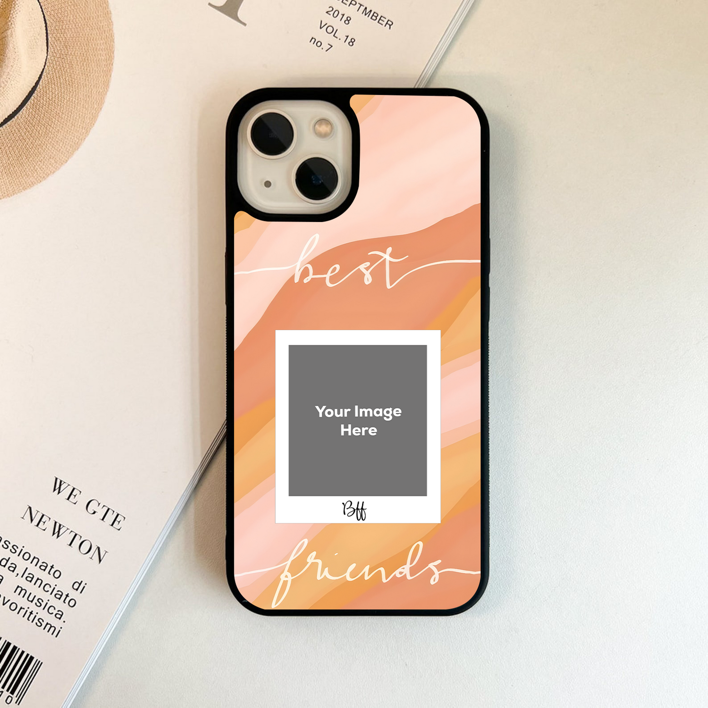 Best Friend Custom Name Glass Case