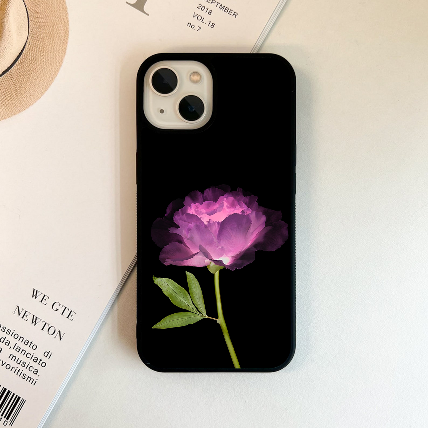 Glow Petal Bloom Glass Case