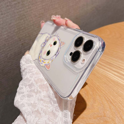 Soft Sweet Cat Clear Silicon Cover