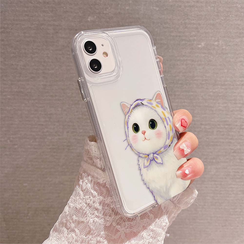 Soft Sweet Cat Clear Silicon Cover