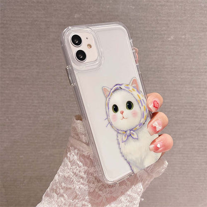 Soft Sweet Cat Clear Silicon Cover