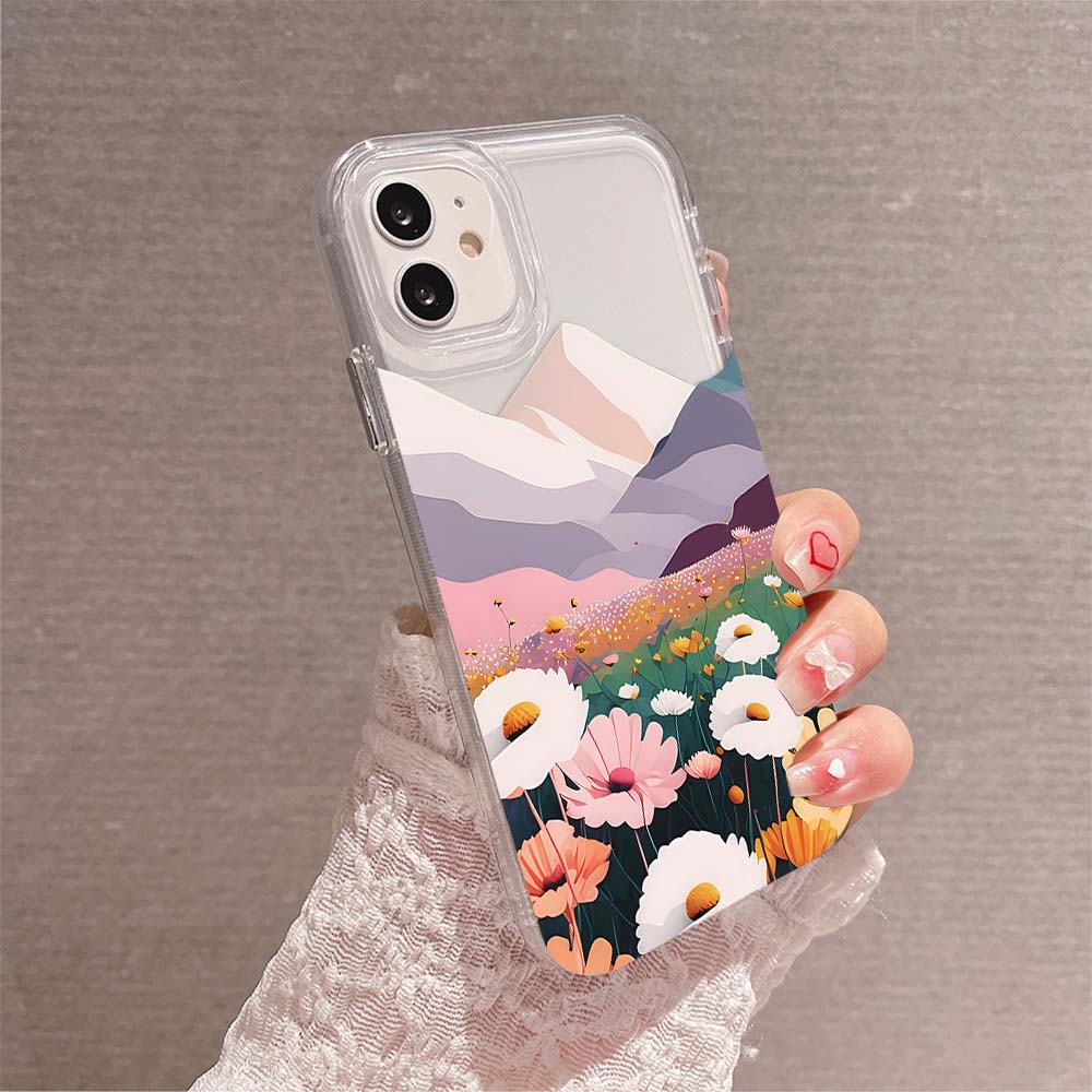 Spring Blossom Scenery Clear Silicon Cover