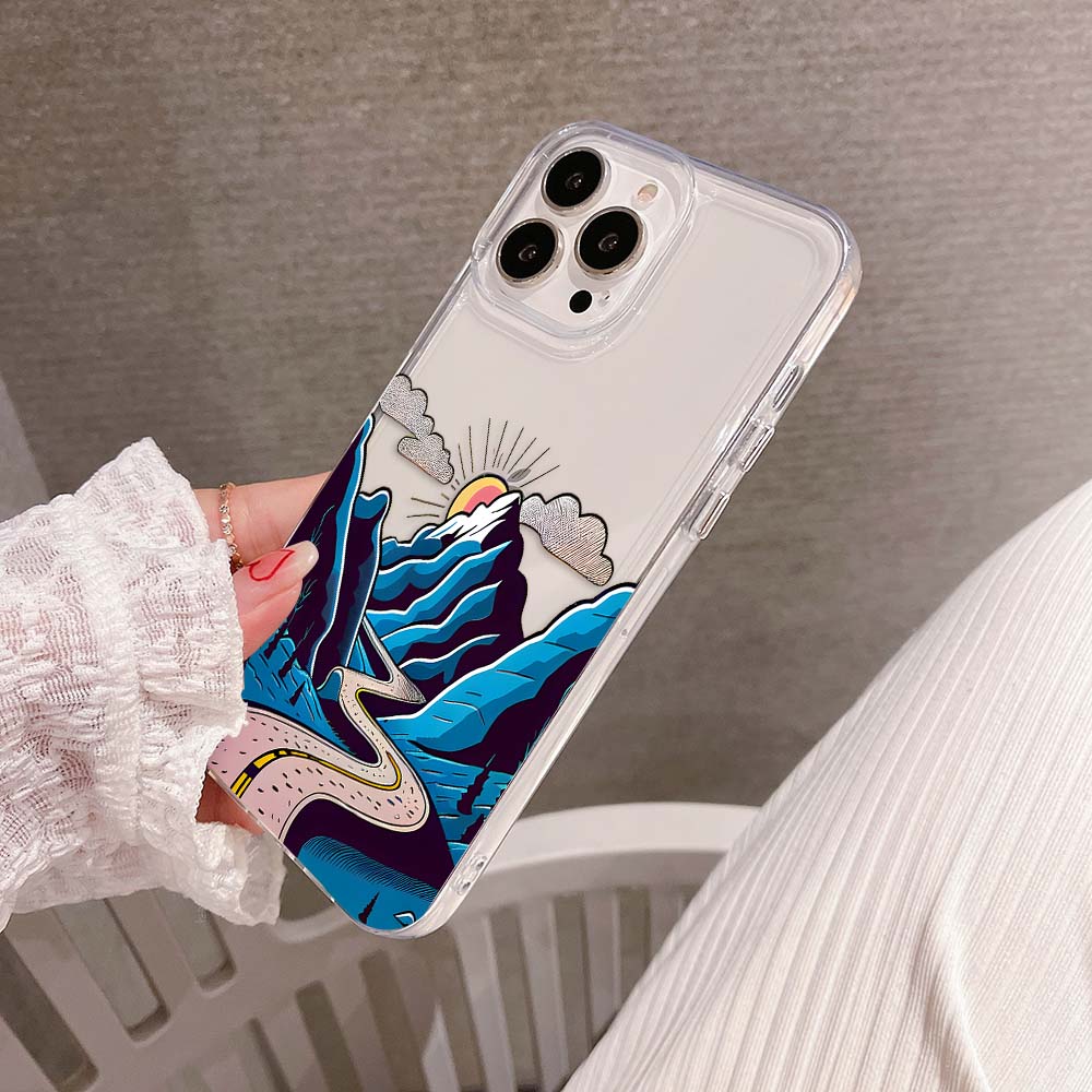 Endless Adventure Scenery Clear Silicon Cover