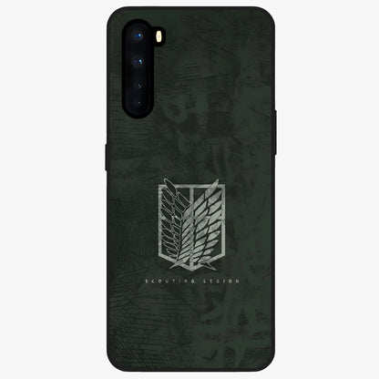 Wings Of Freedom Glass Case showing flat back view with symbolic wings artwork and glossy glass finish.