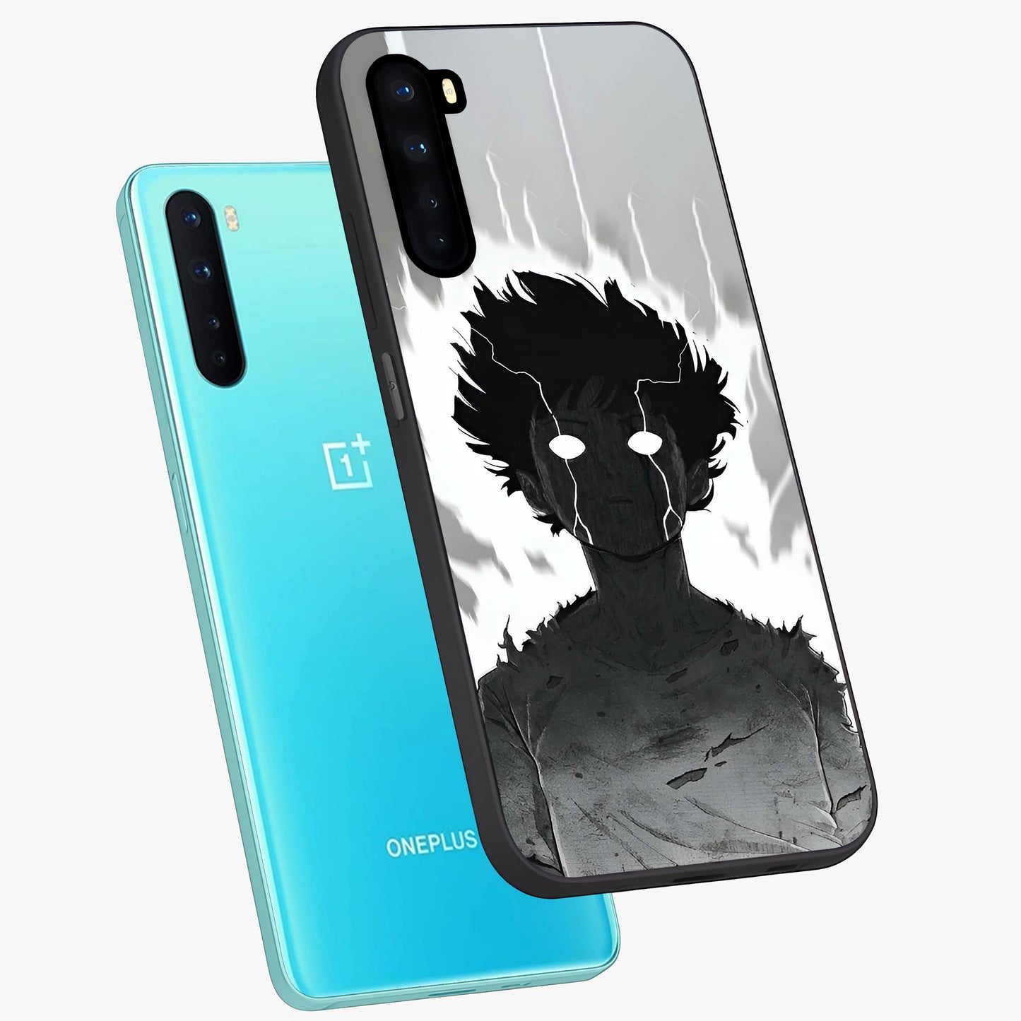 Awakened Inner Rage Glass Case displayed in angled mockup highlighting powerful graphic design and bold artistic theme.