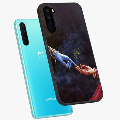 Divine Touch Eternal Glass Case displayed in angled mockup highlighting elegant divine inspired design with calm aesthetic style.