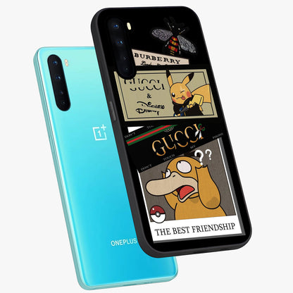 Gucci Play Mashup Glass Case displayed in angled mockup highlighting stylish fashion mashup design with bold aesthetic.