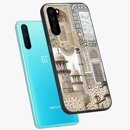 Mughal Marble Legacy Glass Case displayed in angled mockup highlighting elegant heritage marble artwork with royal aesthetic.