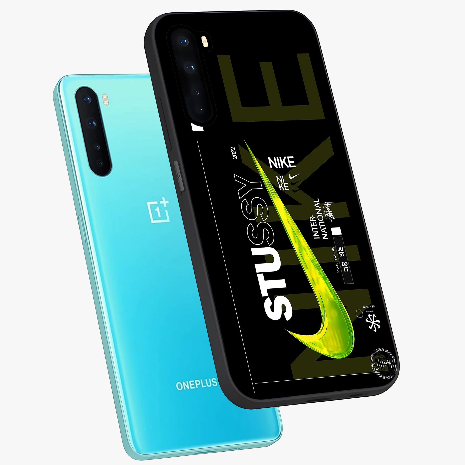 Neon Street Edition Glass Case displayed in angled mockup highlighting vibrant urban design with bold street aesthetic.