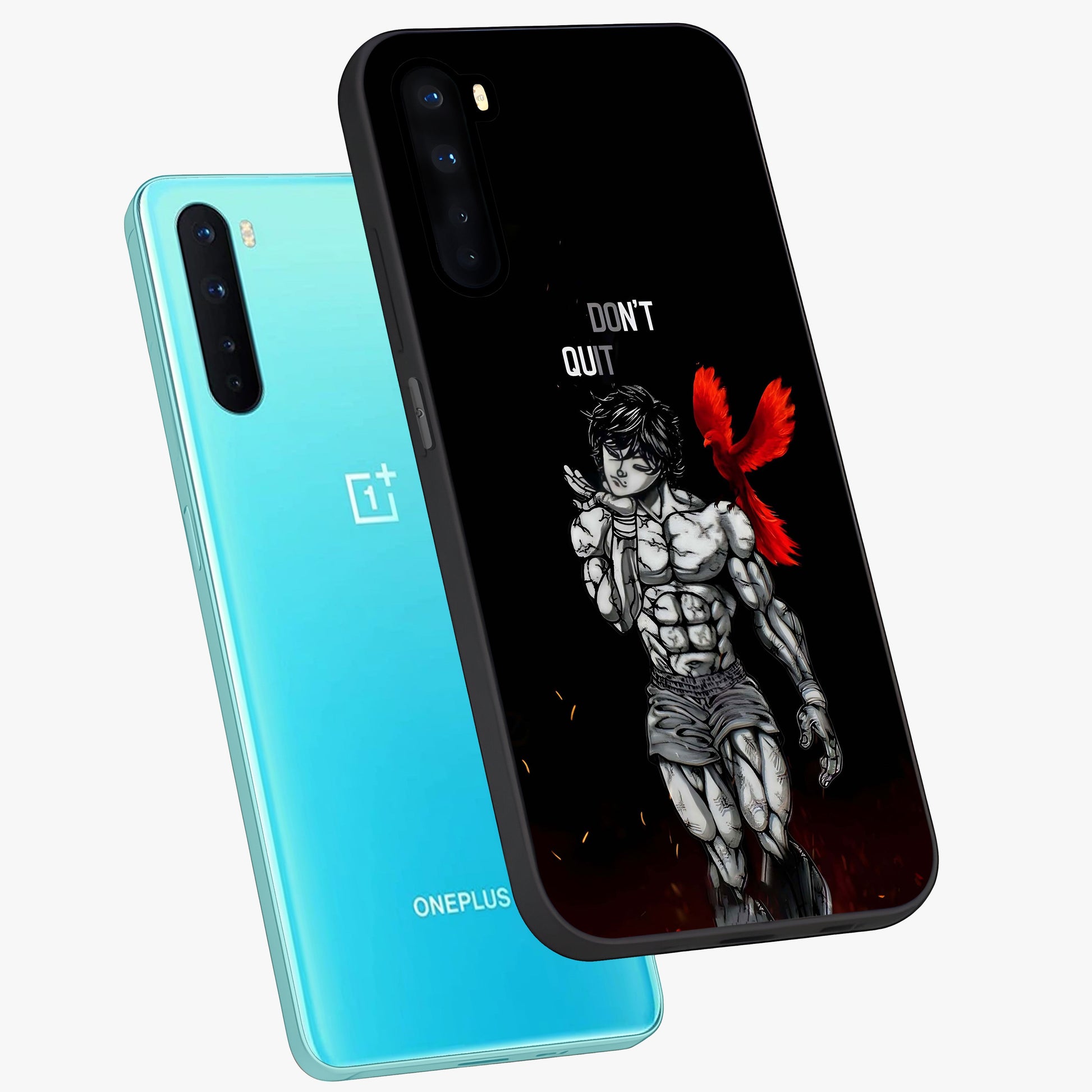Rise Beyond Limits Glass Case displayed in angled mockup highlighting inspiring message design with modern aesthetic style.