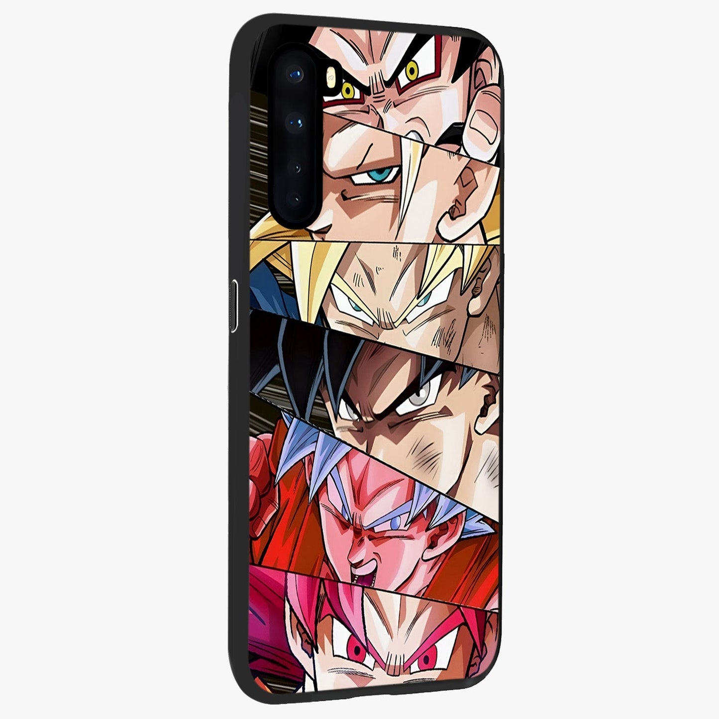 Anime Character Glass Case upright view showcasing expressive anime artwork with bold graphic style.