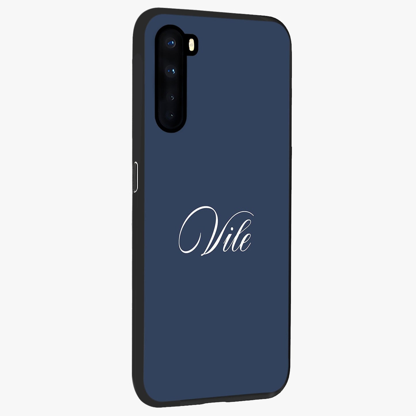 Blue Vintage Floral Pattern Glass Case displayed in angled mockup highlighting classic blue floral pattern and retro aesthetic design.