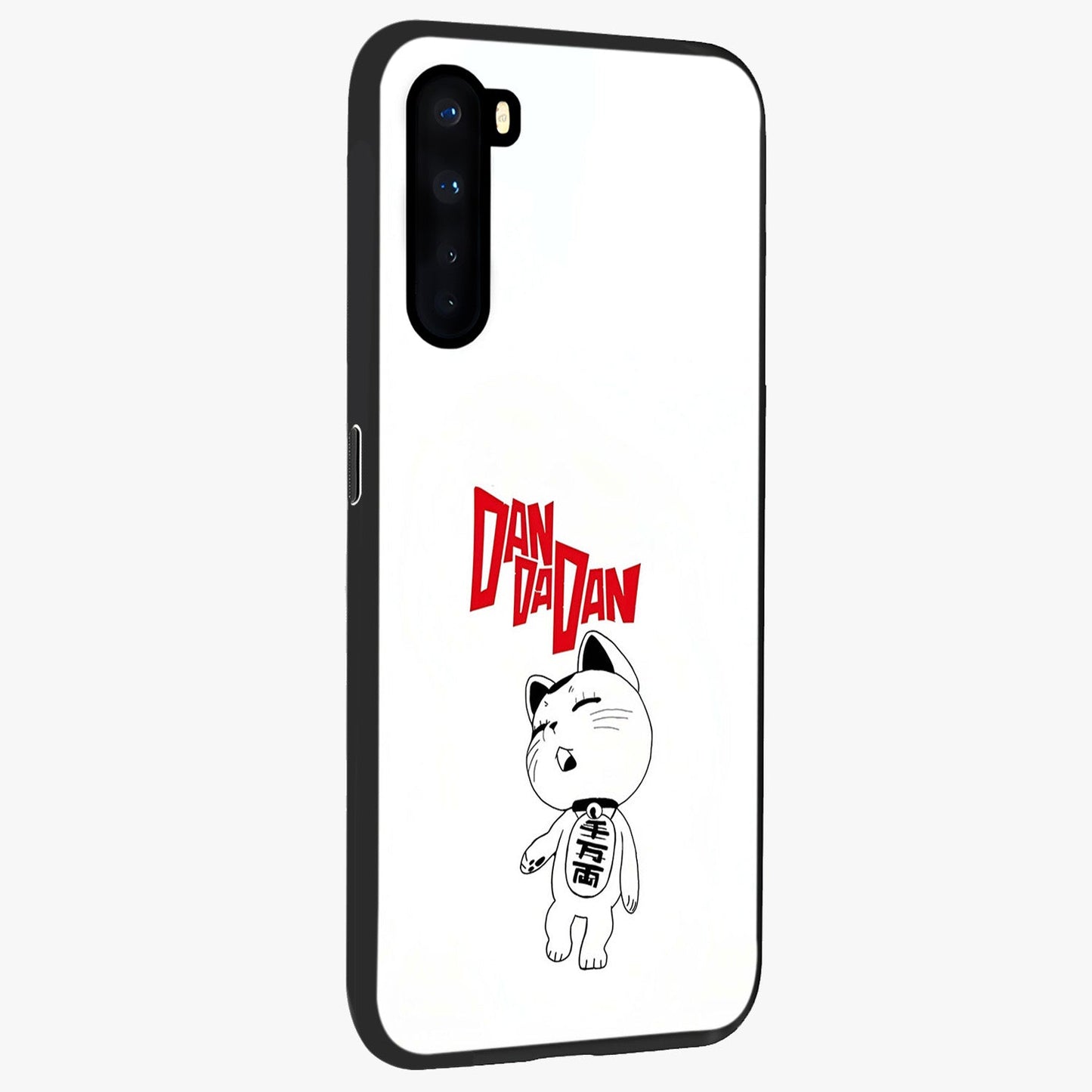 Playful Spirit Charm Glass Case upright view showcasing vibrant charm artwork with fun artistic theme.