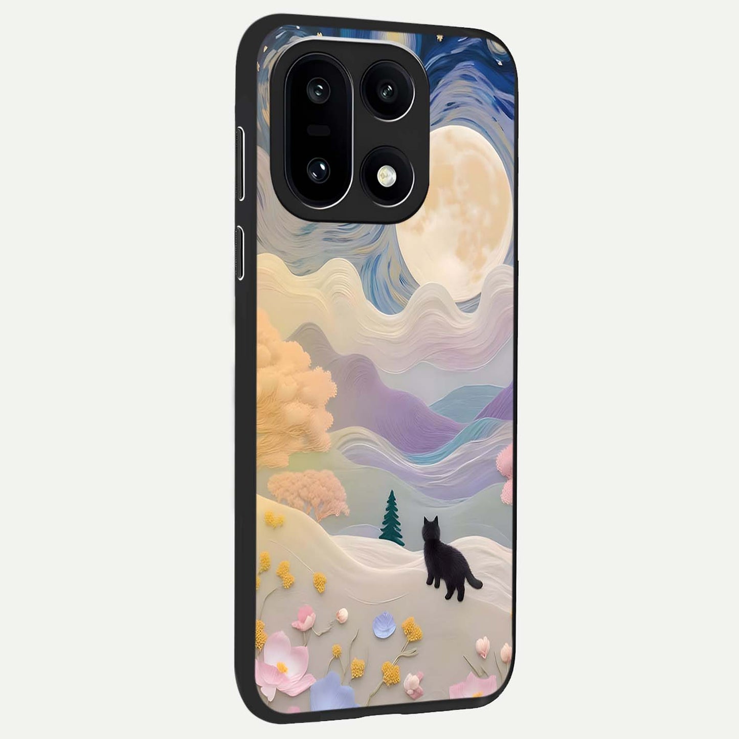 Moonlit Petal Path Glass Case for OnePlus 15 |1+15