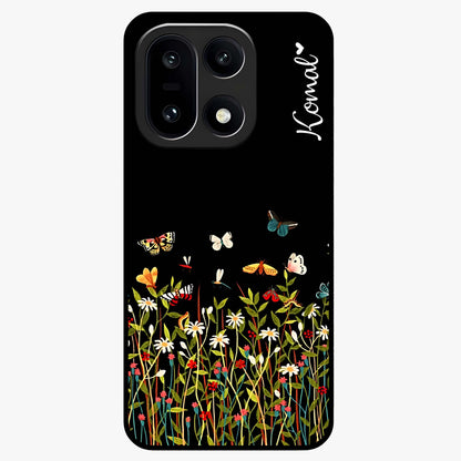 Dark Bloom Wonderland Custom Name Glass Case for OnePlus 15 |1+15