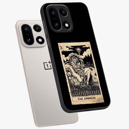 The Empress Glass Case for 1+15 angled mockup showcasing glossy finish and rich luxurious tones