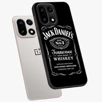 Vintage Whiskey Heritage Glass Case for 1+15 angled mockup showcasing glossy finish and rich amber tones