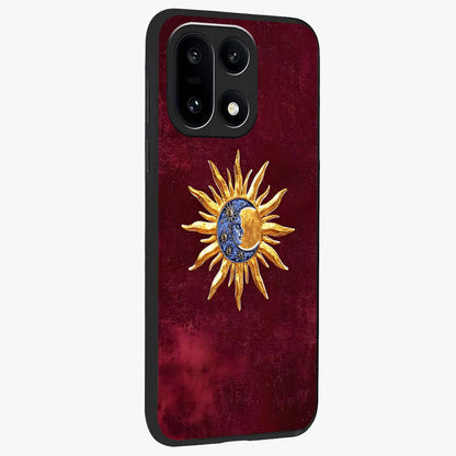 Celestial Unity Charm Glass Case for 1+15 side perspective highlighting detailed charm elements and sleek edges