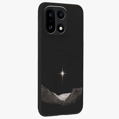 Cosmic Dream Night Glass Case for 1+15 side perspective highlighting vibrant star detailing and premium build