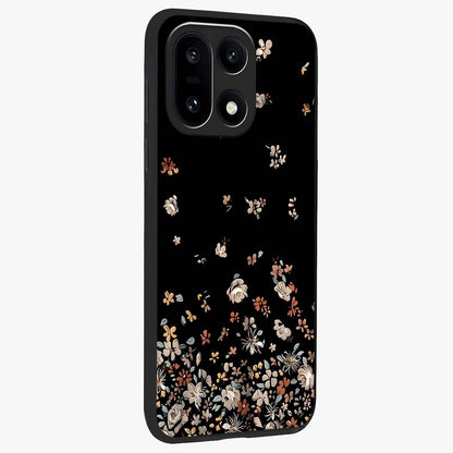 Dark Petal Aesthetic Glass Case for 1+15 side perspective highlighting refined textures and premium edge finish