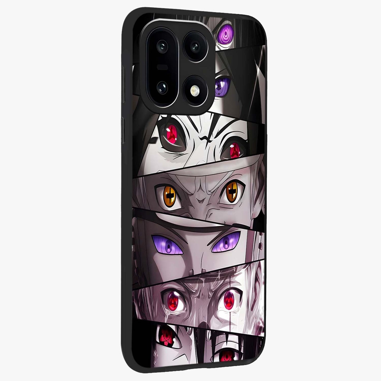 Eyes of Destiny Glass Case for 1+15 side perspective highlighting dramatic textures and sleek premium edges