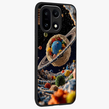 Galactic Dessert Dream Printed Glass Case for 1+15 side perspective highlighting sweet fantasy detailing and smooth build