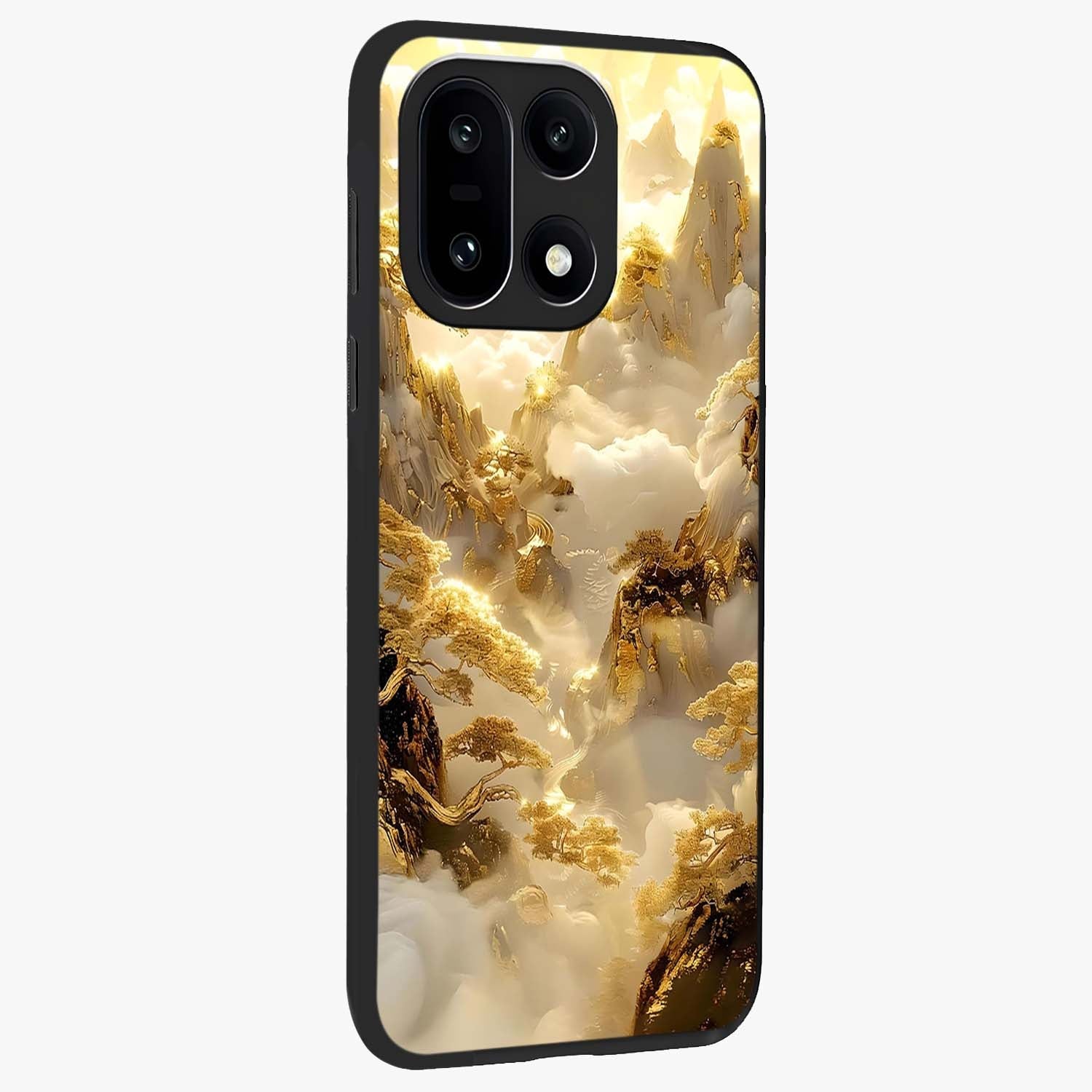 Gates of Illumination Glass Case for 1+15 side perspective highlighting intricate illumination textures and premium edges