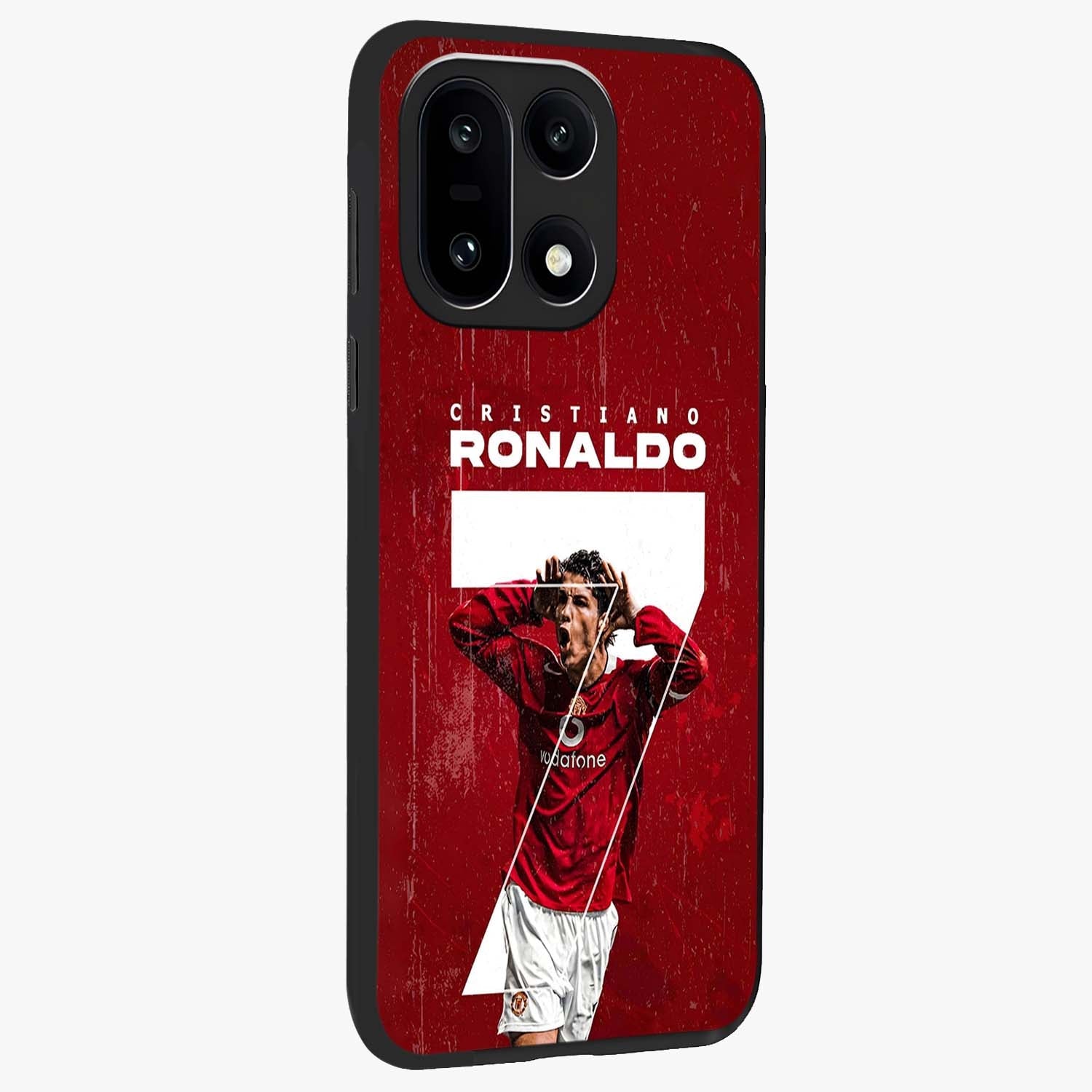 Goal Celebration Legacy Glass Case for 1+15 side perspective highlighting bold detailing and premium edge finish