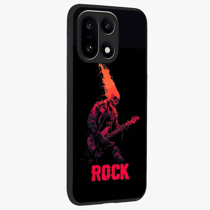 Hellfire Rock Anthem Glass Case for 1+15 displayed upright for powerful statement visibility and premium finish.