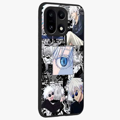 Infinity Sorcerer Chaos Glass Case for 1+15 displayed upright for dramatic fantasy visibility and premium finish.