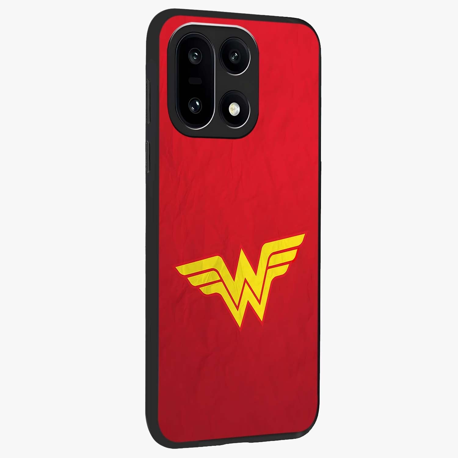 Legendary Wonder Power Glass Case for 1+15 side perspective highlighting dramatic detailing and sleek build