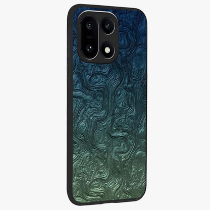 Marble Dream Blur Glass Case for 1+15 side perspective highlighting refined marble textures and premium edges