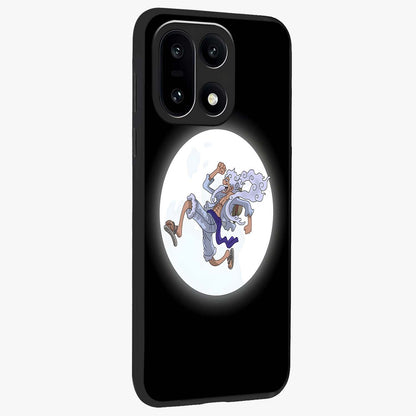 Moonlit Freedom Dance Glass Case for 1+15 side perspective highlighting dynamic detailing and premium edge finish