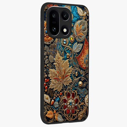 Royal Jewel Garden Glass Case for 1+15 side perspective highlighting intricate detailing and premium edges