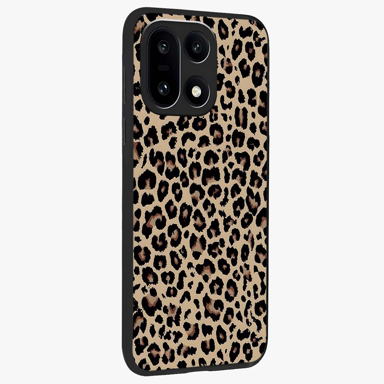 Savage Chic Pattern Glass Case for 1+15 side perspective highlighting clean textures and premium edges