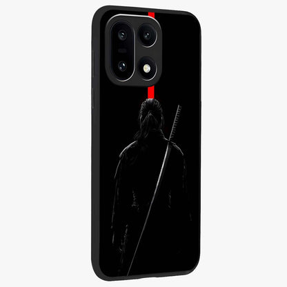 Silent Blade Resolve Glass Case for 1+15 side perspective highlighting sharp textures and sleek premium build