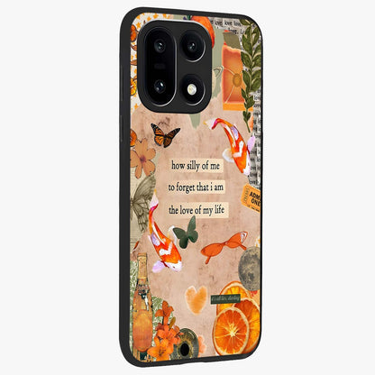 Soft Chaos Aesthetic Glass Case for 1+15 side perspective highlighting fluid textures and premium edges