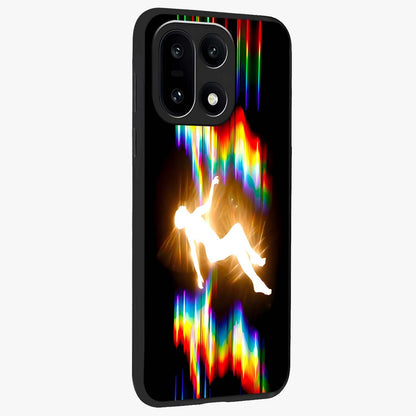 Soul in Spectrum Glass Case for 1+15 side perspective highlighting bold textures and smooth premium build