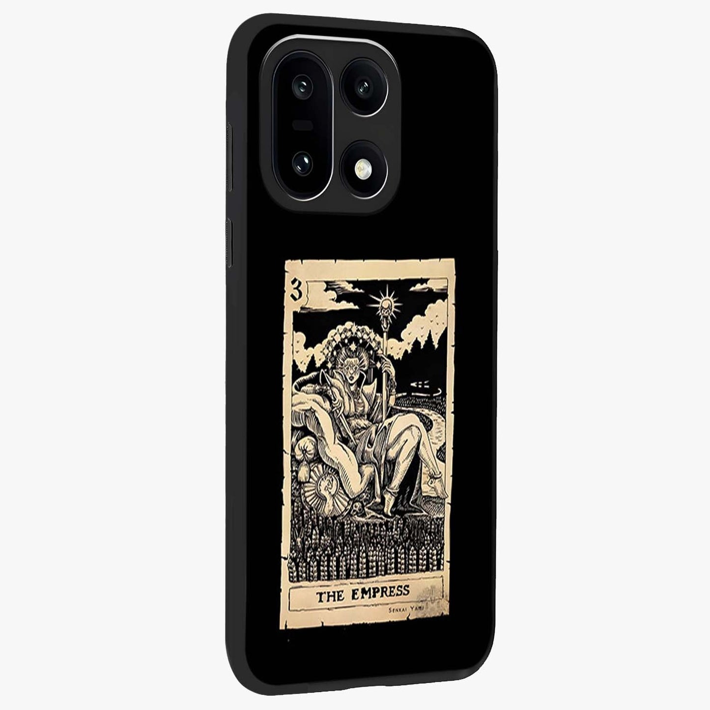 The Empress Glass Case for 1+15 side perspective highlighting elegant detailing and premium edges