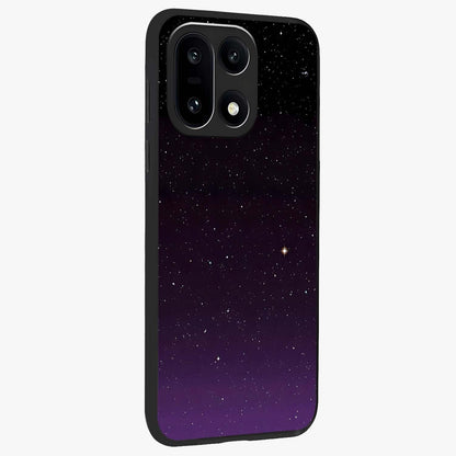 Violet and Black Shade Glass Case for 1+15 side perspective highlighting smooth gradient textures and sleek build