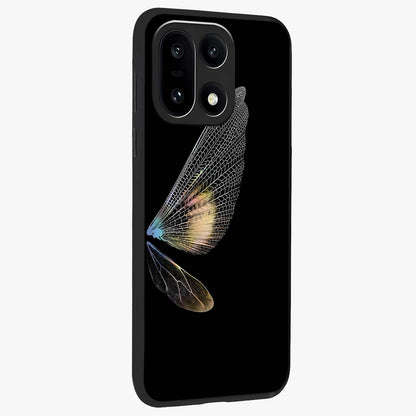 Whispers of Wings Glass Case for 1+15 side perspective highlighting light airy textures and premium edges
