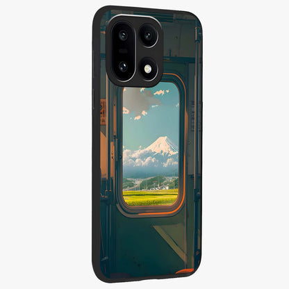 Window to Fuji Glass Case for 1+15 side perspective highlighting detailed horizon textures and smooth premium build