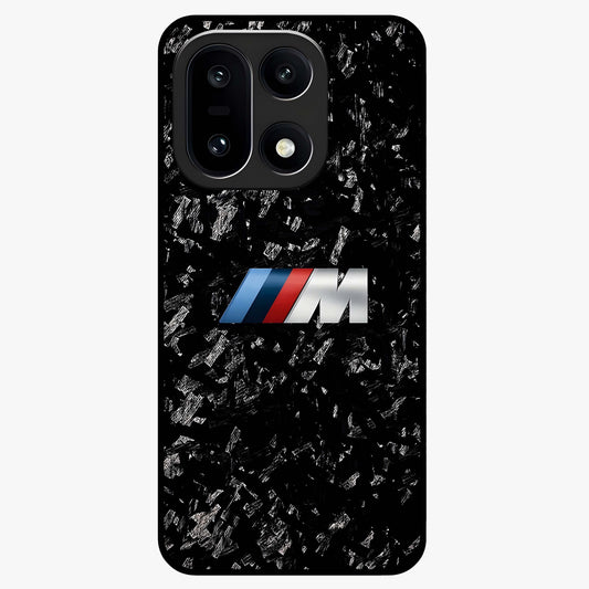 Carbon Speed Mark Glass Case for 1+15 bold front view featuring carbon fiber texture and racing inspired design