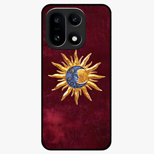 Celestial Unity Charm Glass Case for 1+15 symbolic front view featuring harmonious celestial artwork