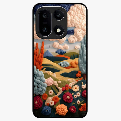 Cloud Cotton Meadows Printed Glass Case for 1+15 soft front view featuring dreamy meadow artwork with cloud inspired tones