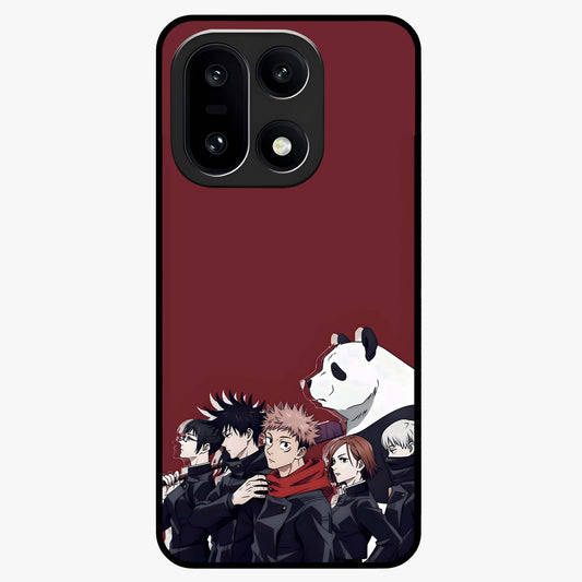 Crimson Crow Judgment Glass Case for 1+15 striking front view featuring bold crow illustration in crimson tones