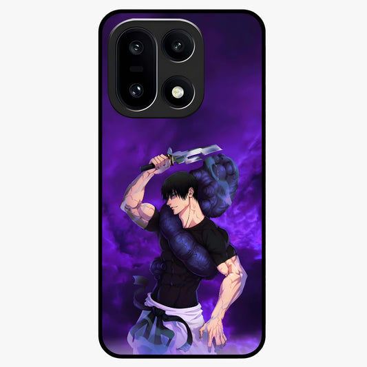 Cursed Strength Ascension Glass Case for 1+15 powerful front view featuring dark ascension themed artwork