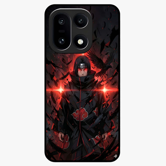 Focused Blade Discipline Glass Case for 1+15 bold front view featuring sharp blade inspired artistic artwork