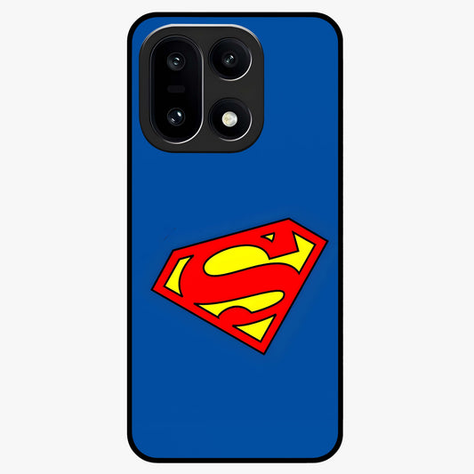 Legendary Hero Emblem Glass Case for 1+15 bold front view featuring powerful emblem inspired artwork