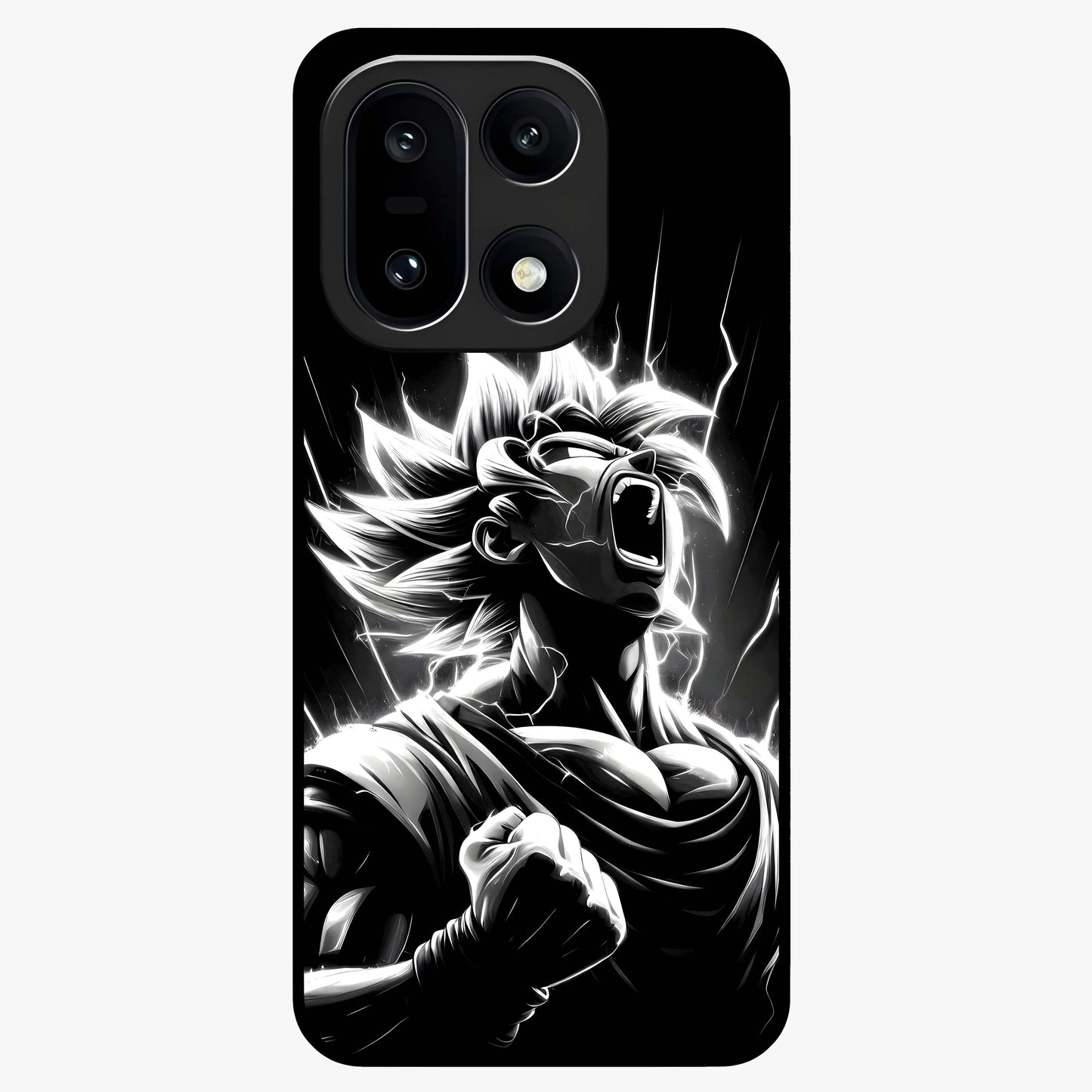 Limitless Power Unleashed Glass Case for 1+15 intense front view featuring bold high energy artwork